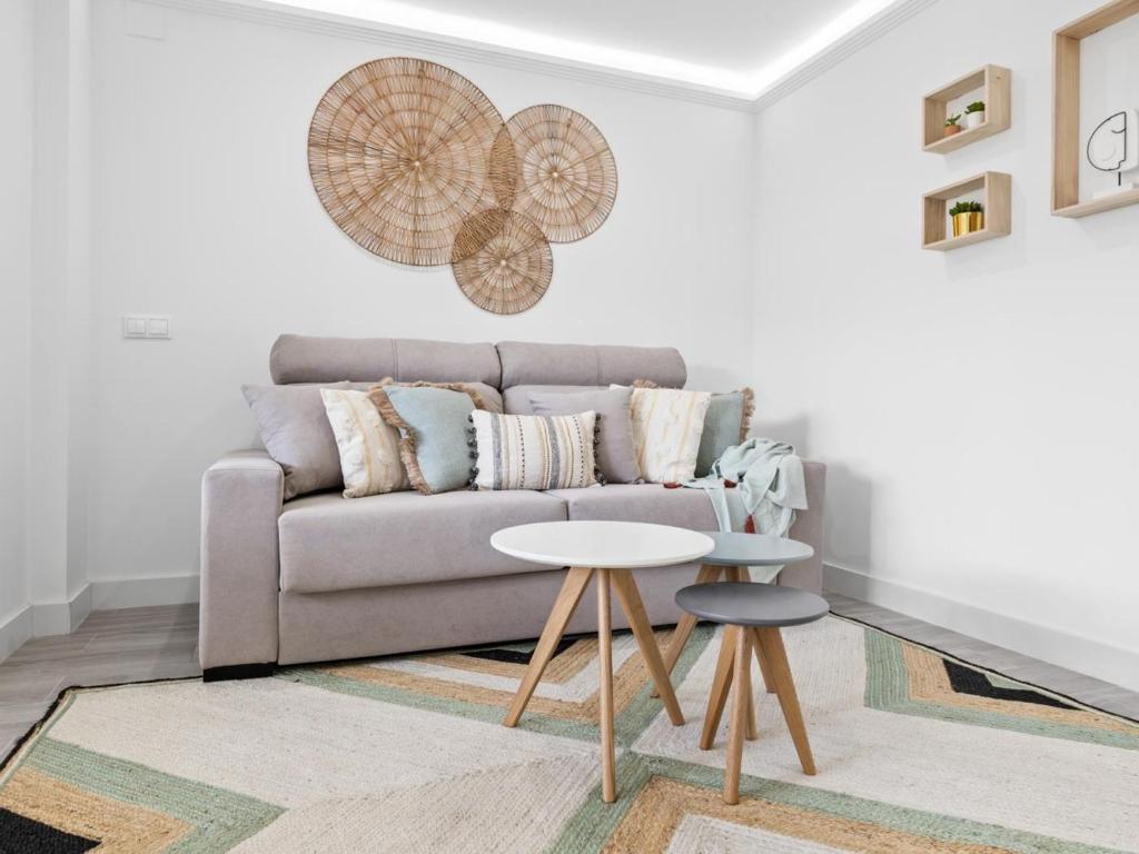 Posezení v ubytování Tranquilo apartamento cerca de la playa ref402