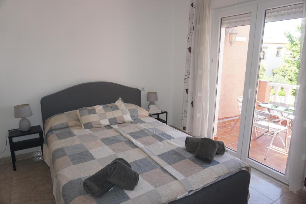 Postel nebo postele na pokoji v ubytování Casa Mandarina