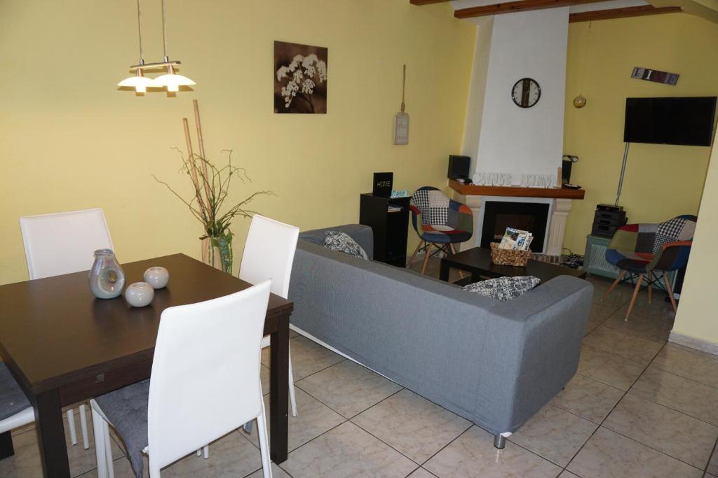 Posezení v ubytování Casa Mandarina