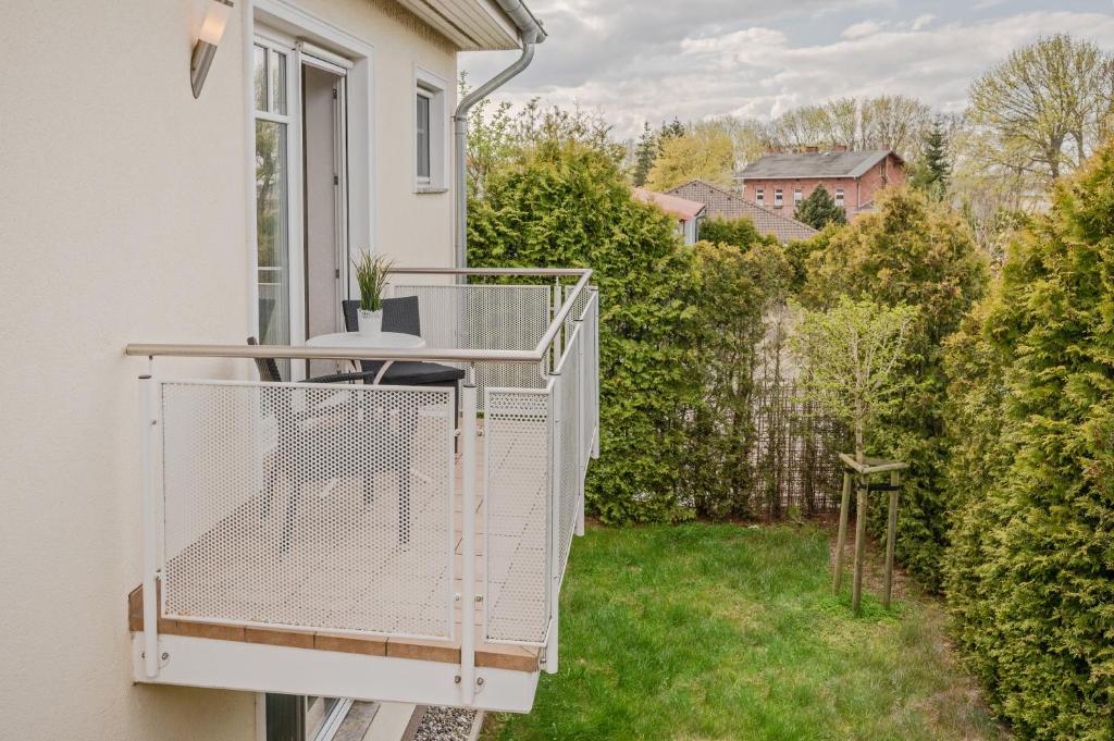 Balkón nebo terasa v ubytování Gasthaus & Pension Natzke