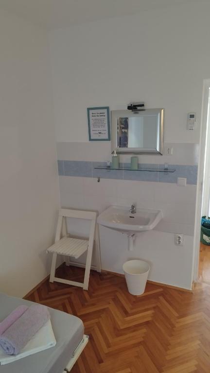 Koupelna v ubytování Rooms Hvar