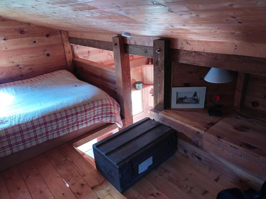 Postel nebo postele na pokoji v ubytování Chalet 1 chambre