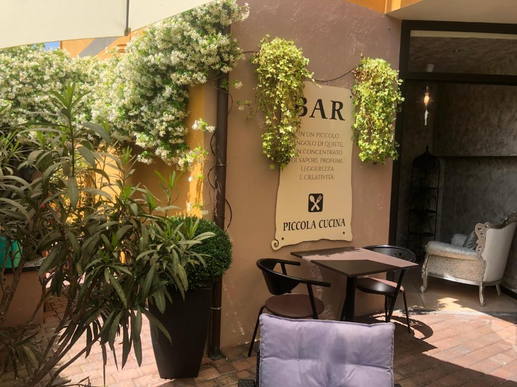 Posezení v ubytování HOTEL DEL CORSO