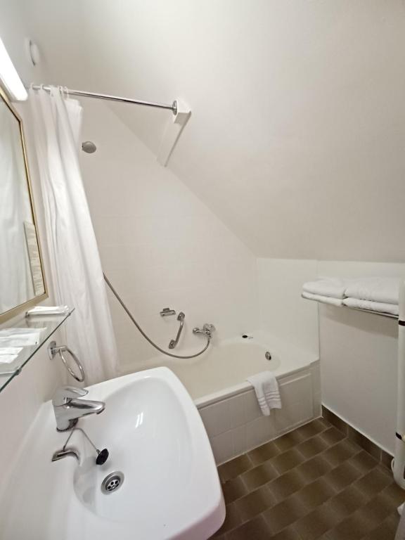 Koupelna v ubytování Hotel Koffieboontje