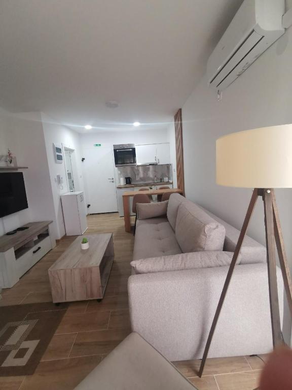 TV a/nebo společenská místnost v ubytování Spa Koncept-Apartmani