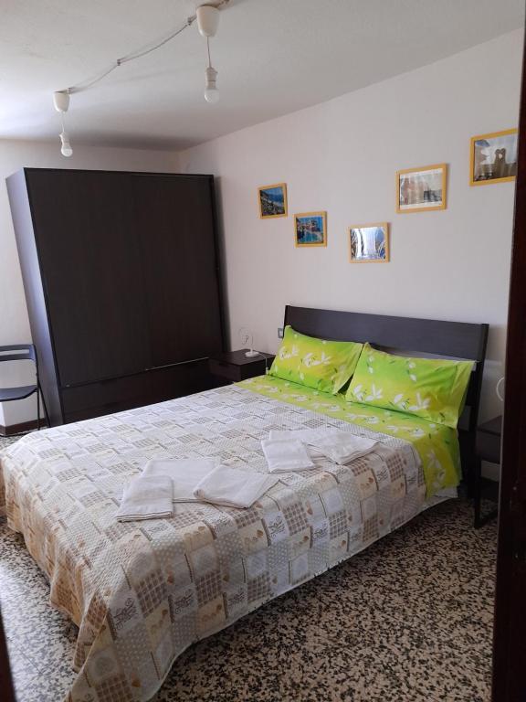 Postel nebo postele na pokoji v ubytování A Ridosso
