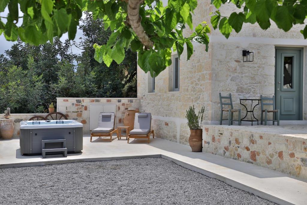 Posezení v ubytování Amvikas suites-Sitia, by Comfortbnb
