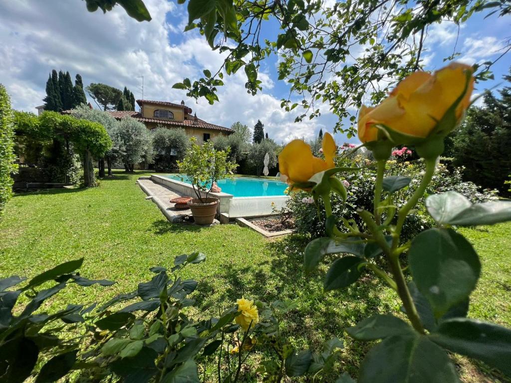 The swimming pool at or close to VILLA GIOTTO Florence
