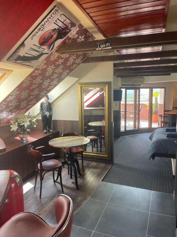 Część wypoczynkowa w obiekcie Stylové apartmánky