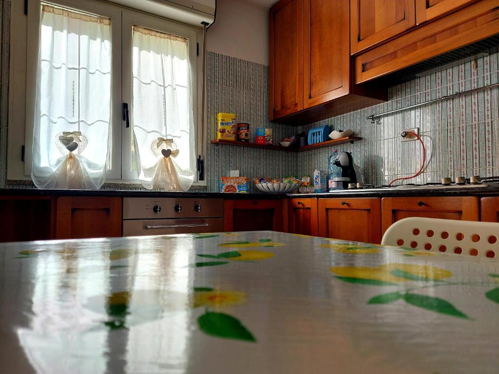Kuchyň nebo kuchyňský kout v ubytování Lovehome