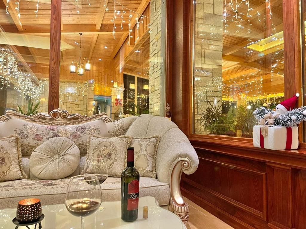 Posezení v ubytování Hotel VD Roleks