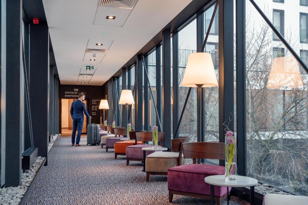 Posezení v ubytování B&B HOTEL RZESZÓW CENTRUM