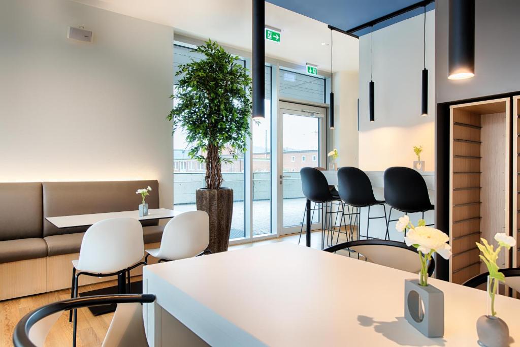 Posezení v ubytování B&B Hotel Ulm