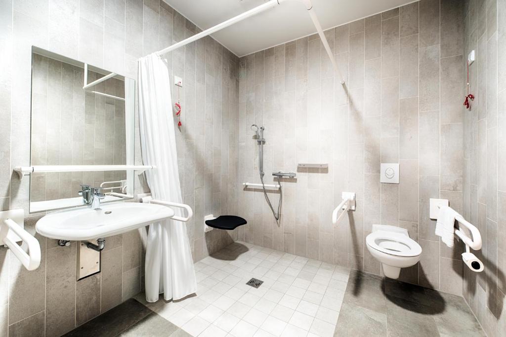Koupelna v ubytování B&B Hotel Stuttgart-Neckarhafen