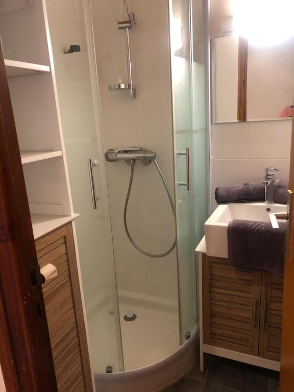 Koupelna v ubytování Hôtel la Kinkerne