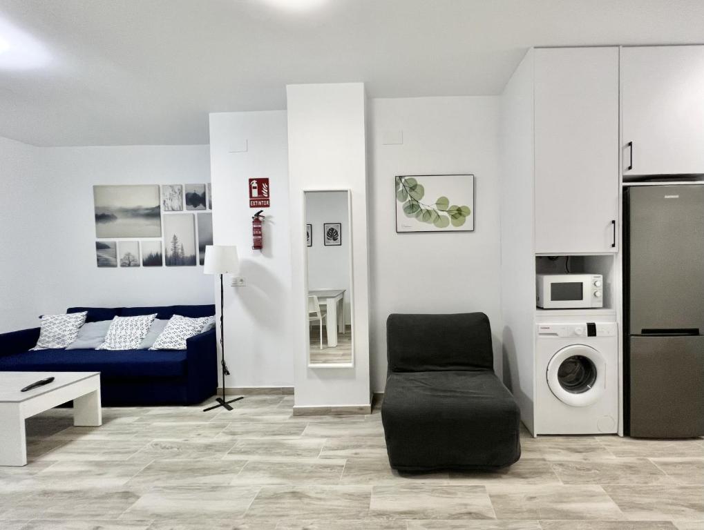 Kuchyňa alebo kuchynka v ubytovaní Los Tilos Suites-Vialia