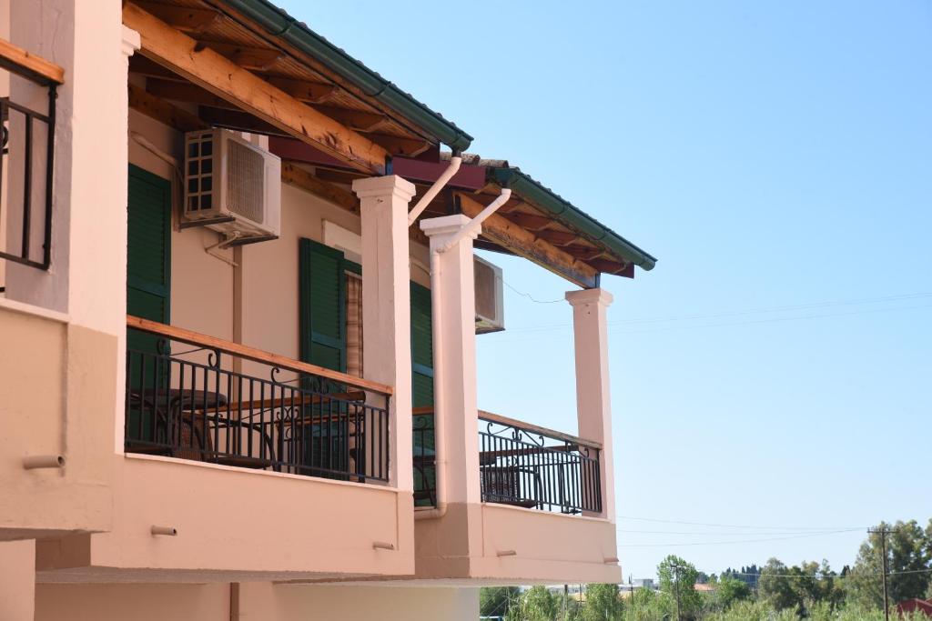 Balkón nebo terasa v ubytování Stella's House Corfu