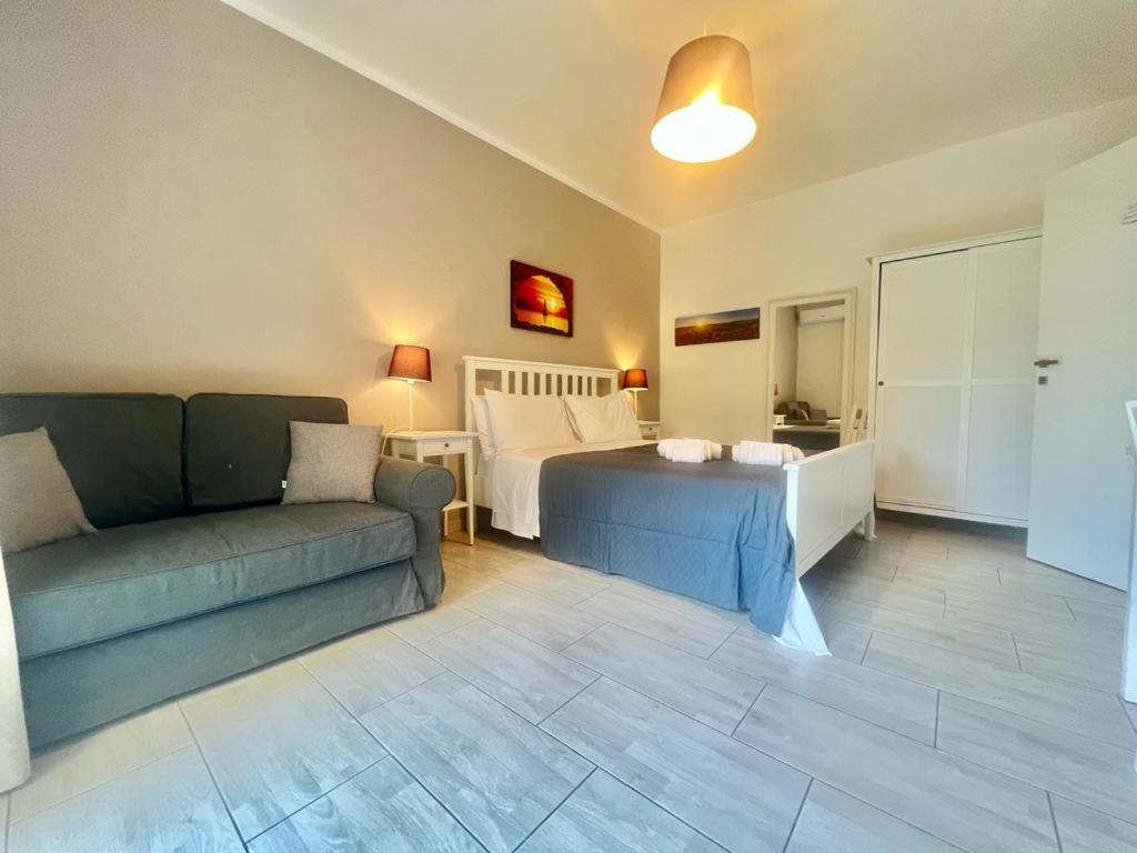 Postel nebo postele na pokoji v ubytování A Casa dei Bruno B&B
