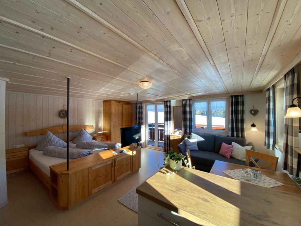 Posezení v ubytování Gästehaus Nussbaumer
