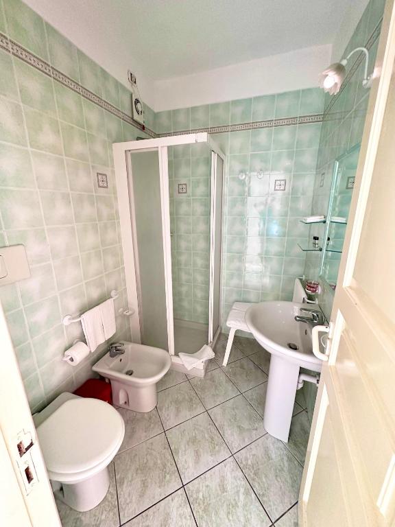 Koupelna v ubytování Casa Assunta