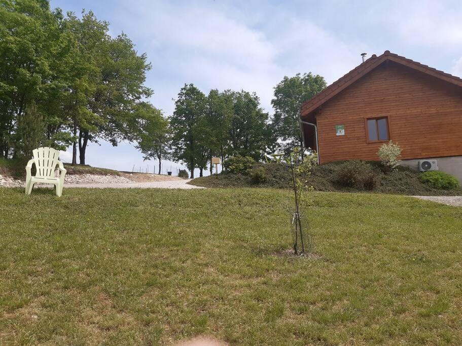 Zahrada ubytování Gîte du Chalet - Le studio en pleine nature