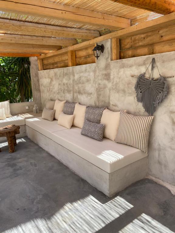 Posezení v ubytování Villa di Pietra