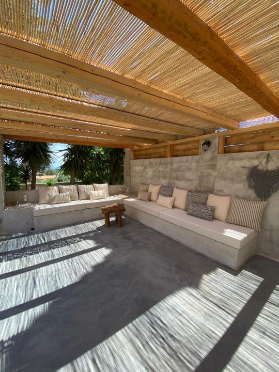 Posezení v ubytování Villa di Pietra
