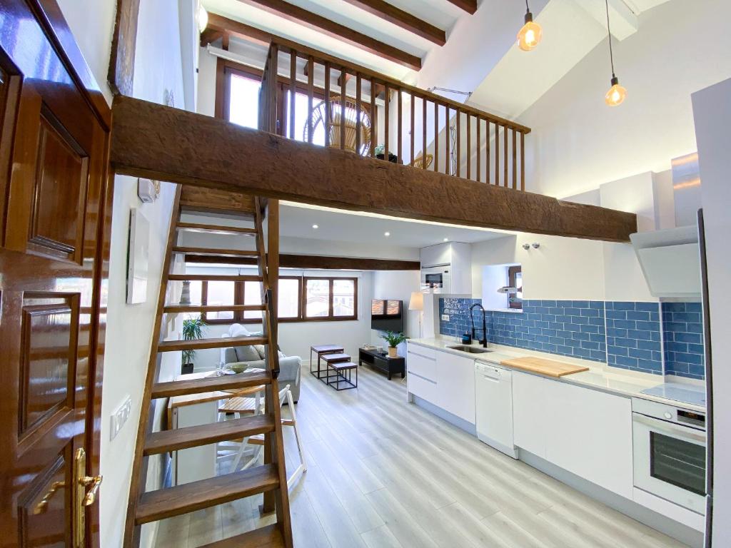 Kuchyň nebo kuchyňský kout v ubytování LAGO Home - Apartamento nuevo en Llanes centro