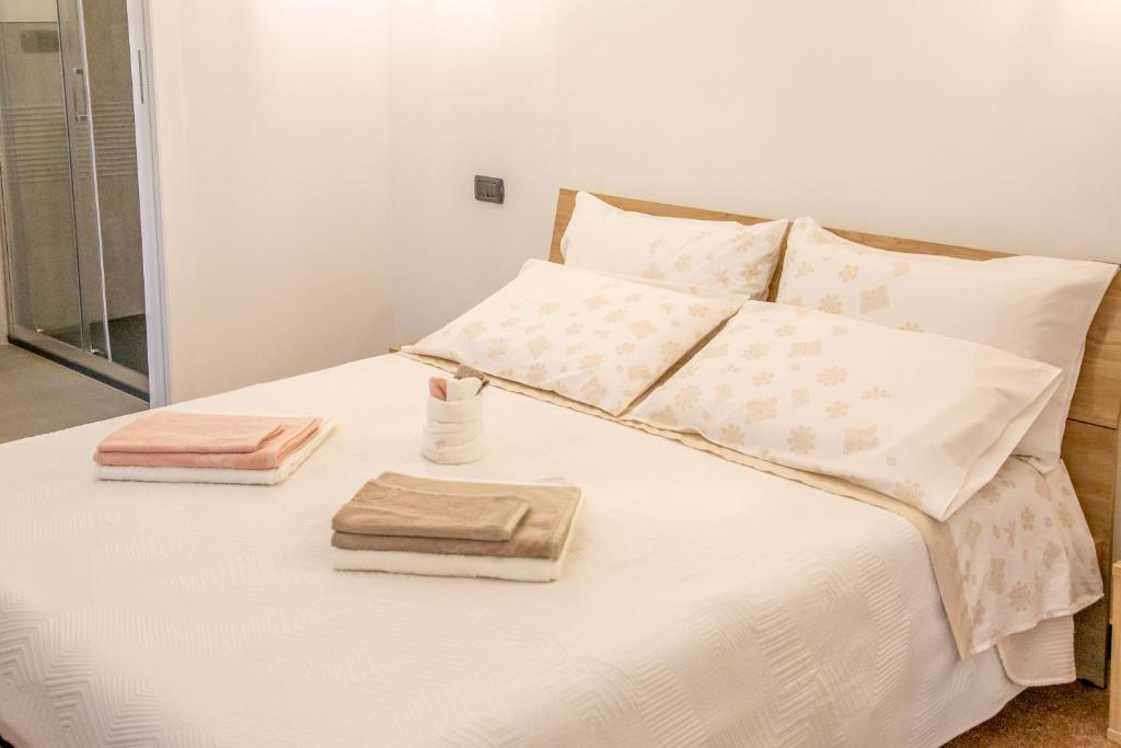 Postel nebo postele na pokoji v ubytování A Mos Veure B&B
