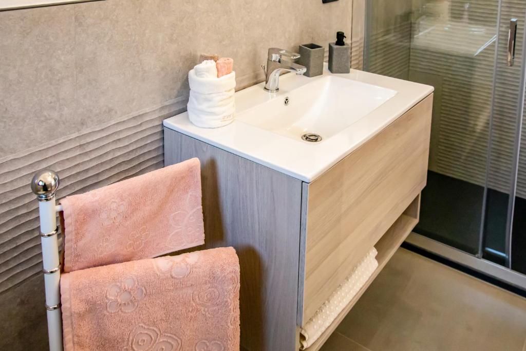 Koupelna v ubytování A Mos Veure B&B