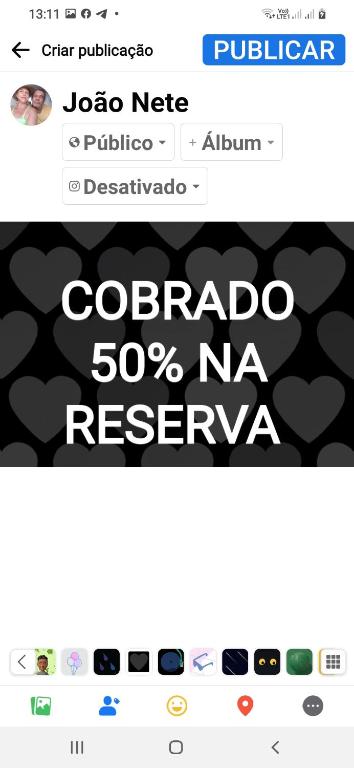 a screenshot of a text message with the words colombiarea at JOÃO CARLOS CASAS 3 Quartos Penha SC in Penha