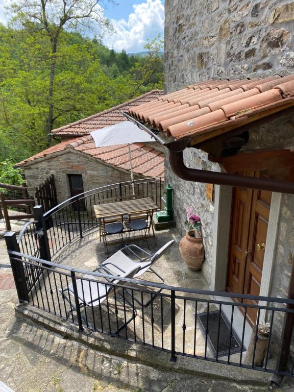 Balkon lub taras w obiekcie Country House Vezzano