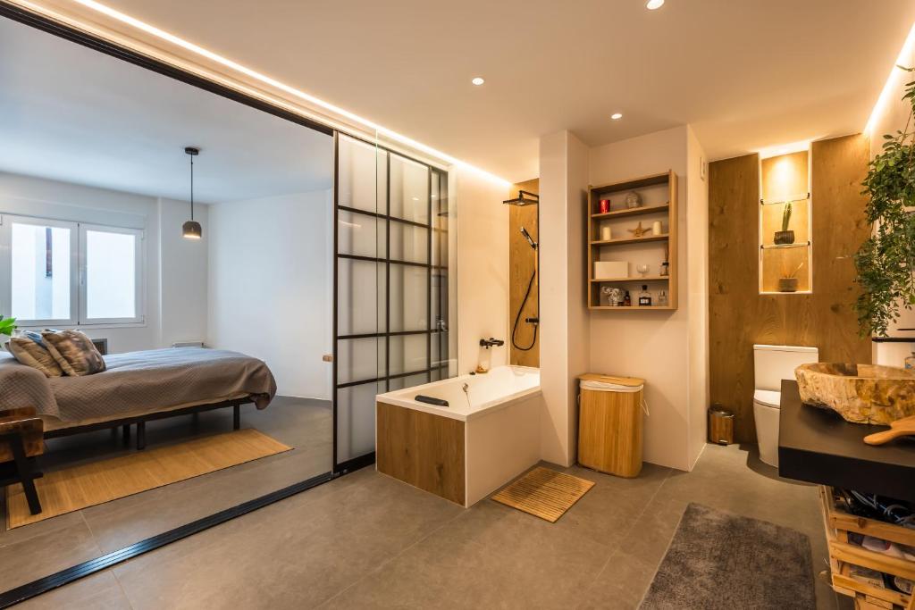 Posteľ alebo postele v izbe v ubytovaní Apartamento Marbella Sea Views I