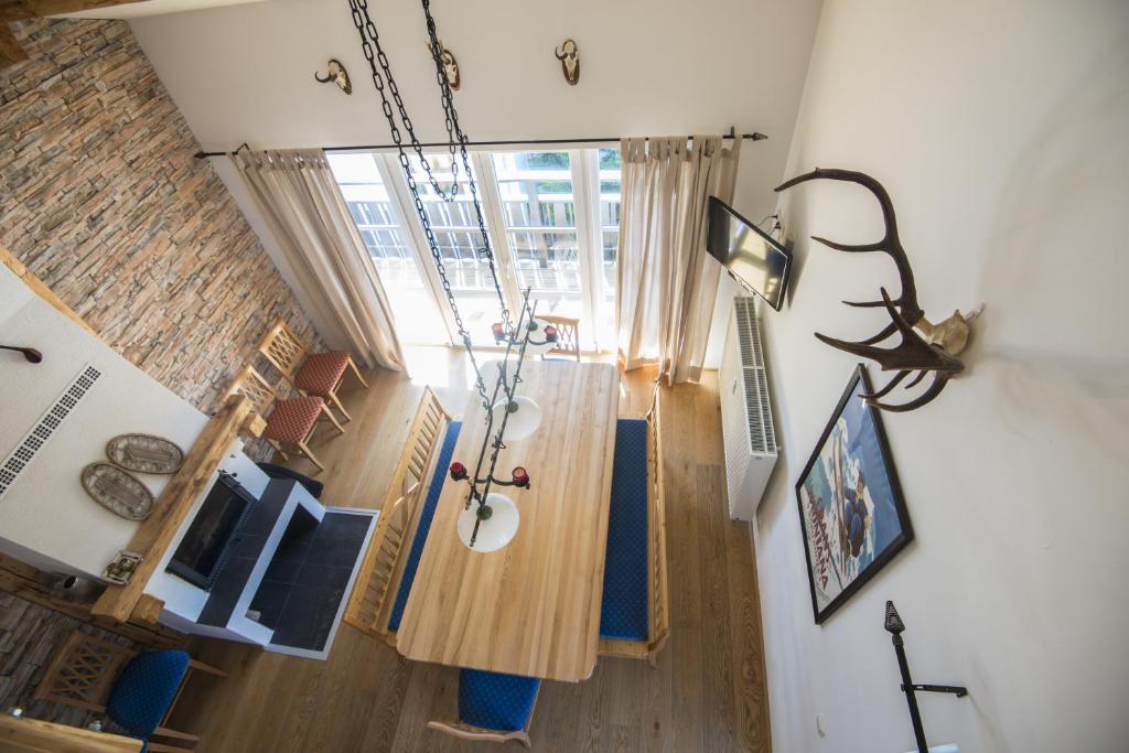 TV a/nebo společenská místnost v ubytování Haus Wasmer by AlpenTravel