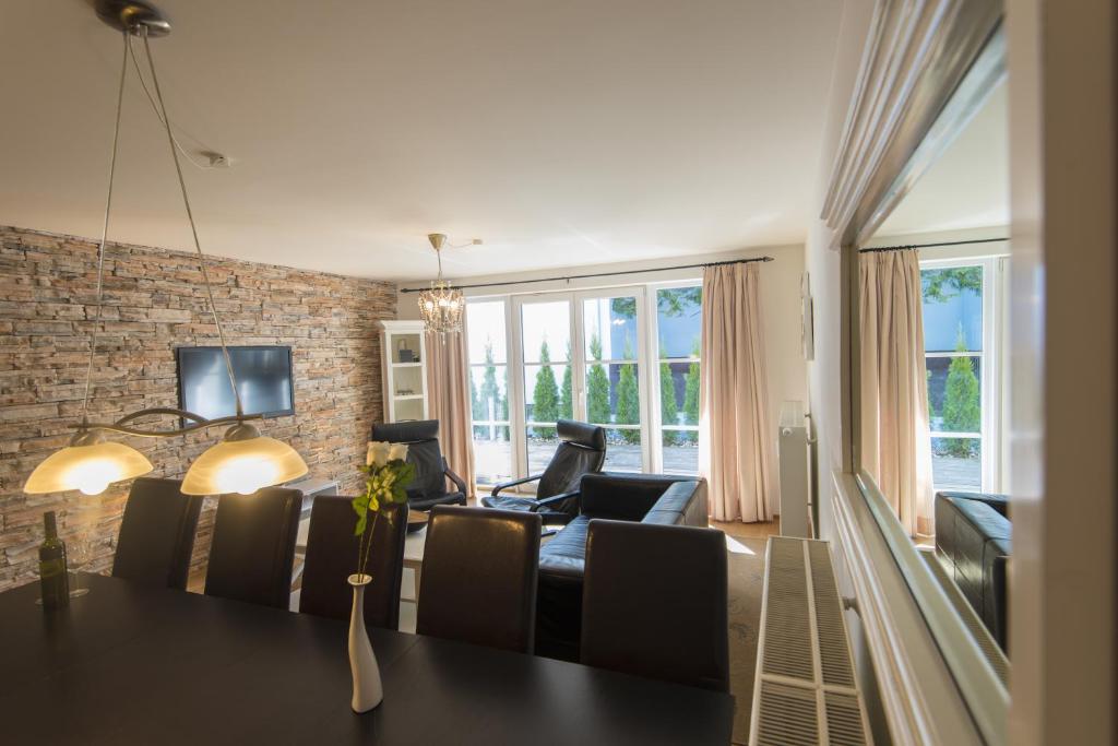TV a/nebo společenská místnost v ubytování Haus Wasmer by AlpenTravel