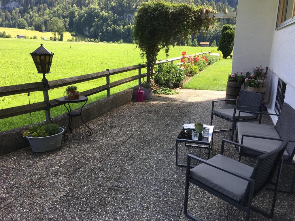 Zahrada ubytování Rössle Appartement