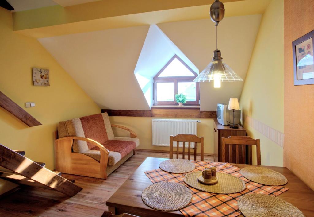 Posezení v ubytování Apartmány Fišerovi