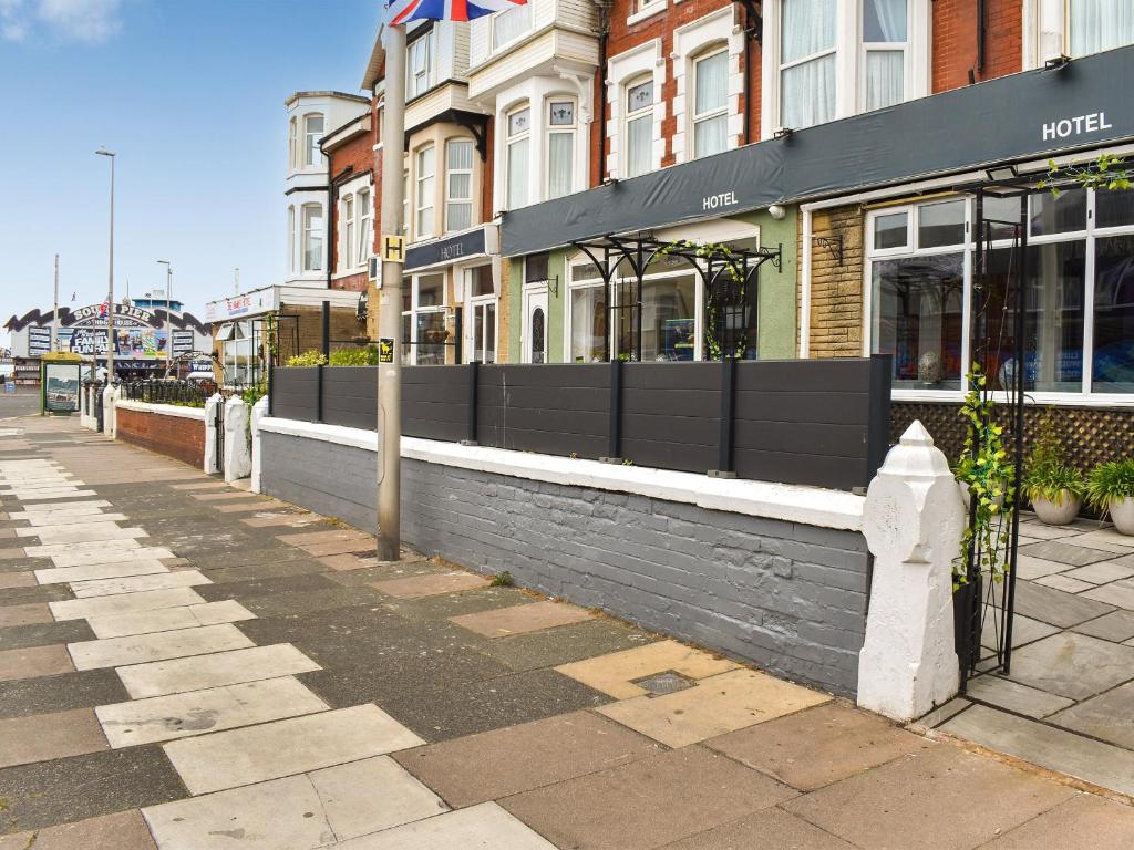 a building on a street in front of a building at Apartment 786 At The Granville in Blackpool