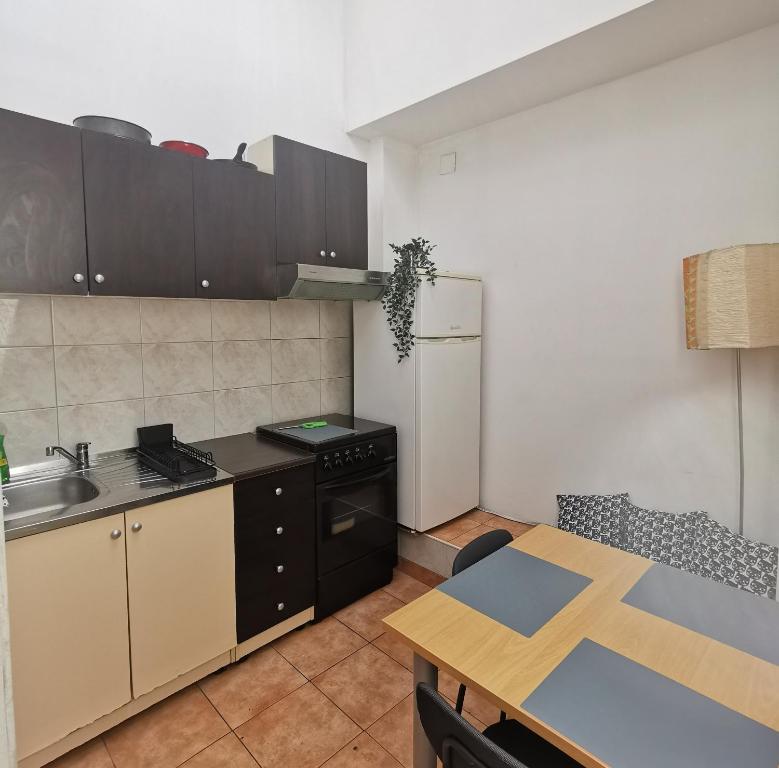 Ett kök eller pentry på Central Apartment City