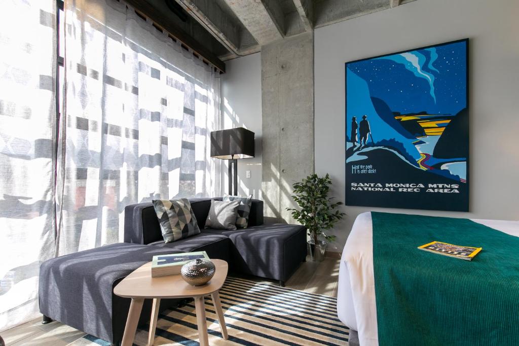 Posezení v ubytování Factory Lofts Hotel