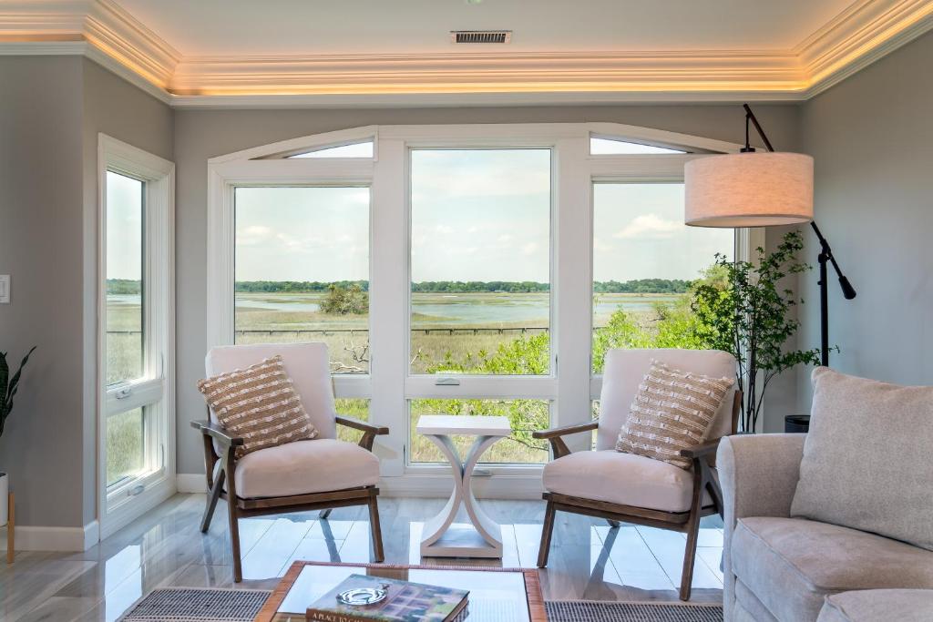 Posezení v ubytování 2105 Bay Pointe Villa