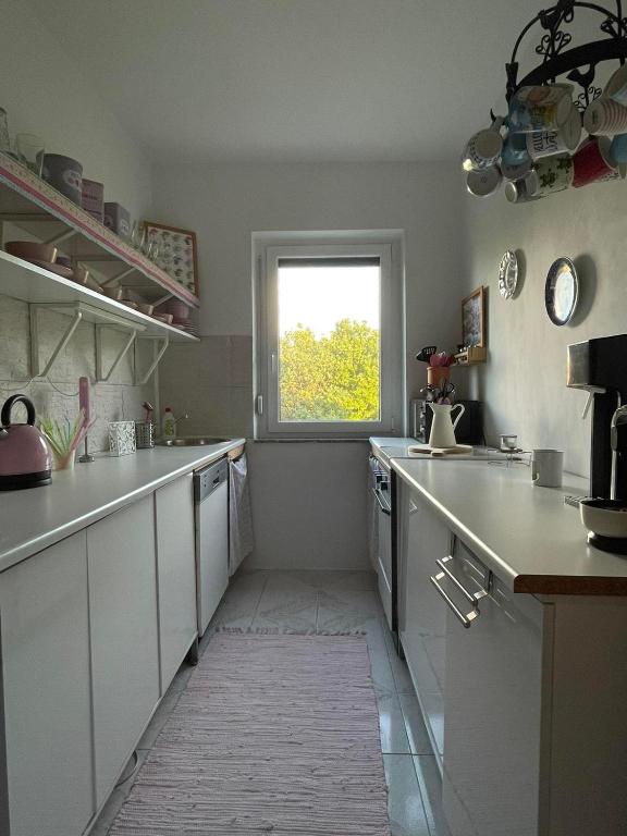 Kuchyň nebo kuchyňský kout v ubytování Apartman Kačić