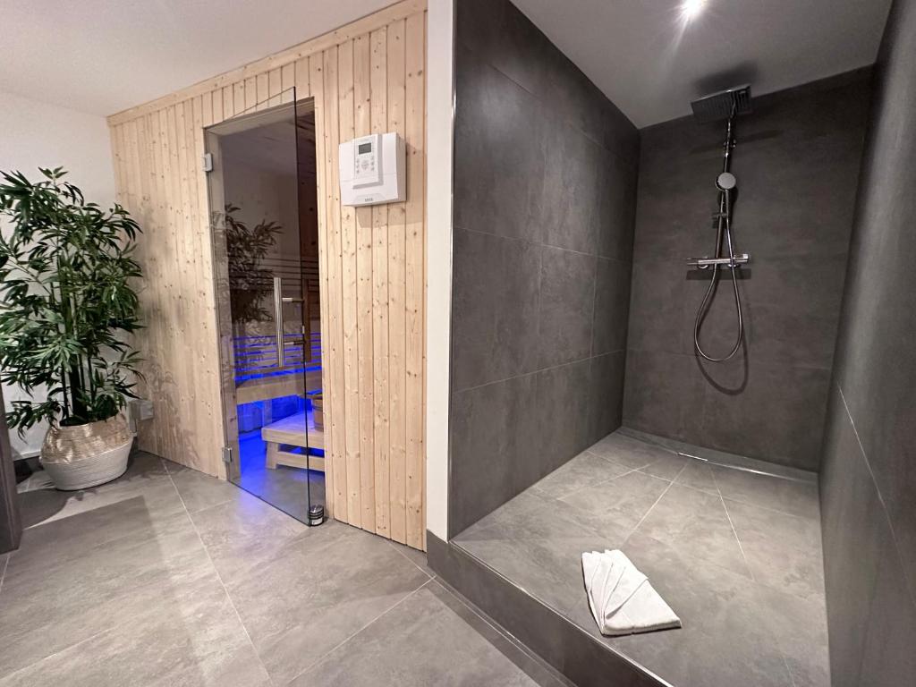 Koupelna v ubytování Haus Tirol
