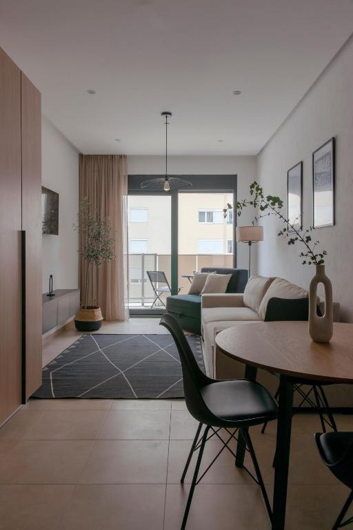 Posezení v ubytování Soho Suites