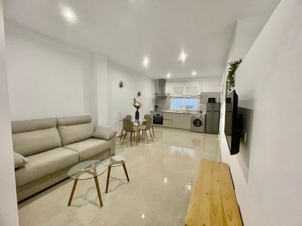TV a/nebo společenská místnost v ubytování Apartamento Antonio