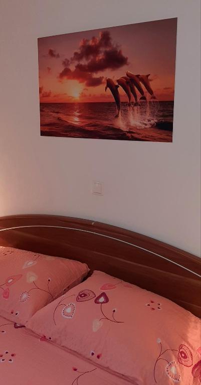 Łóżko lub łóżka w pokoju w obiekcie Apartment RB