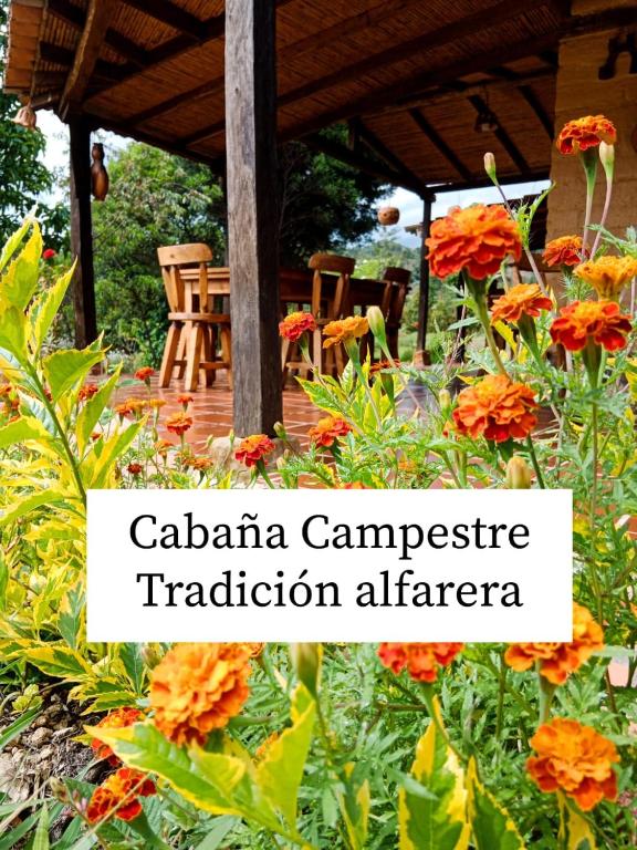 Zahrada ubytování Posada El Artesano De Raquira