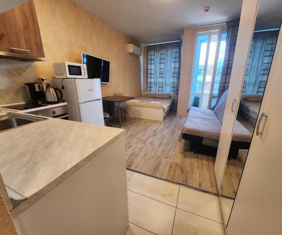 Kuchyň nebo kuchyňský kout v ubytování Colonel apartment 944