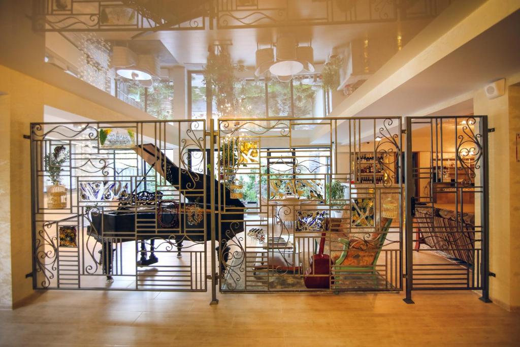 Posezení v ubytování Hotel Kera