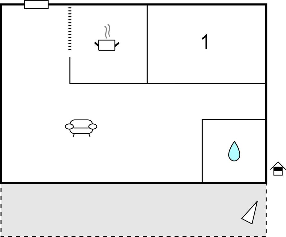 a schematic diagram of a reaction coordinate system at 1 Bedroom Stunning Apartment In Slano in Slano